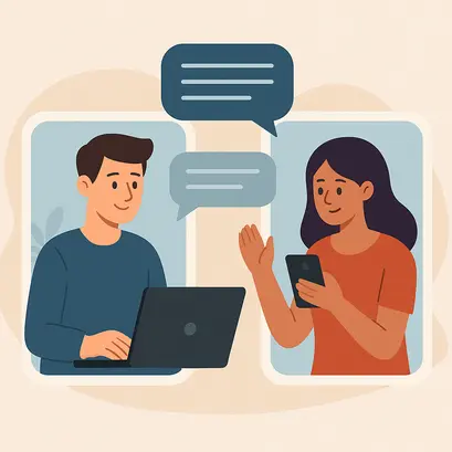 Users enjoying real-time adult chat on AdultInteractiveChat.net
